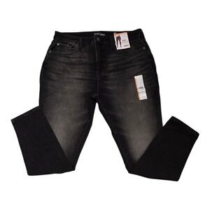 NWT Time And Tru High Rise Curvy Skinny Jeans Ladies Size 14 Black
